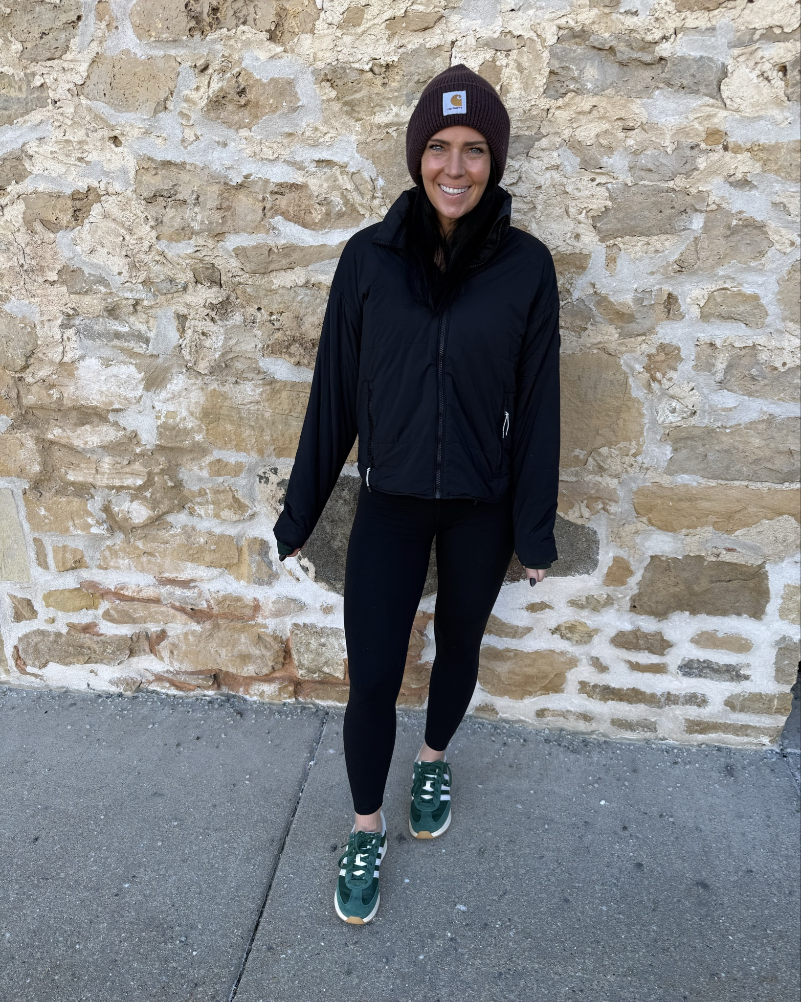 Size XS in the coats. Shoes run tts. 

#LTKootd #LTKActive