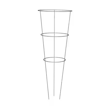 33-in Galvanized Steel Wire Round Tomato Cage | Lowe's