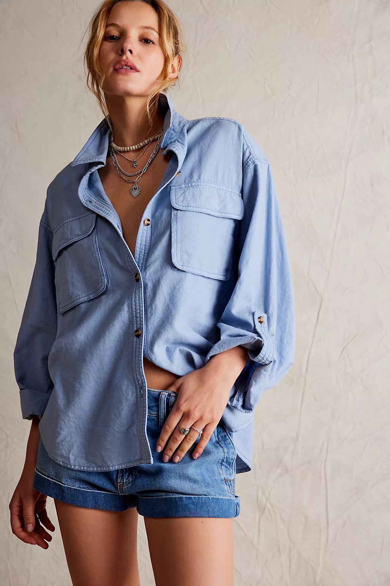 We The Free Made For Sun Linen Shirt | Free People (Global - UK&FR Excluded)