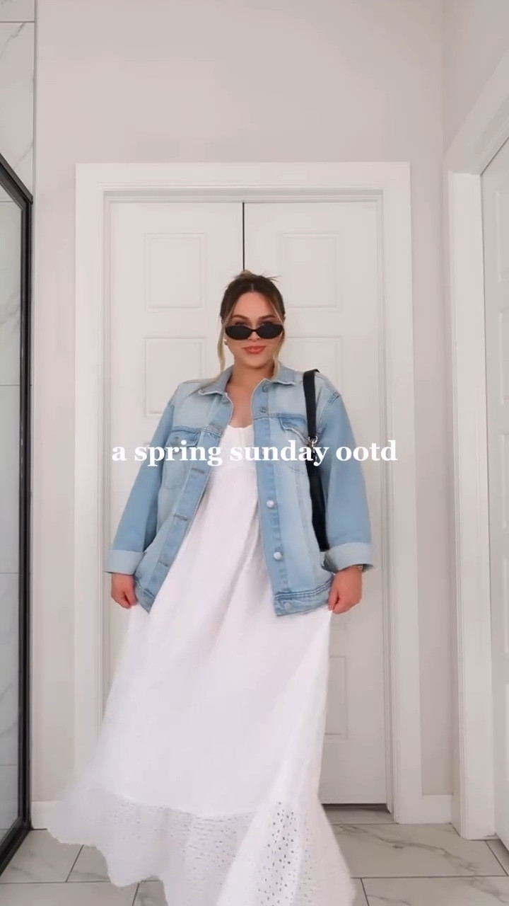 a little spring Sunday OOTD 🤍comment SHOP and I’ll DM you the 🔗s to my outfit or shop my outfit in my bio under “shop my IG feed” #ootd #springoutfitinspo #springootd