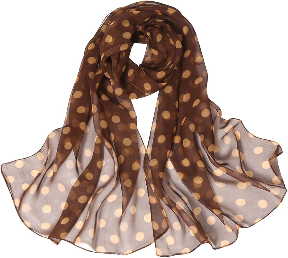 E-Clover Fashion Women's Scarf Chiffon Sheer Scarves for Women Lightweight | Amazon (US)