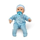 Melissa & Doug Mine to Love Jordan 12” Light Skin-Tone Boy Baby Doll with Romper, Cap, Pacifier | Amazon (US)