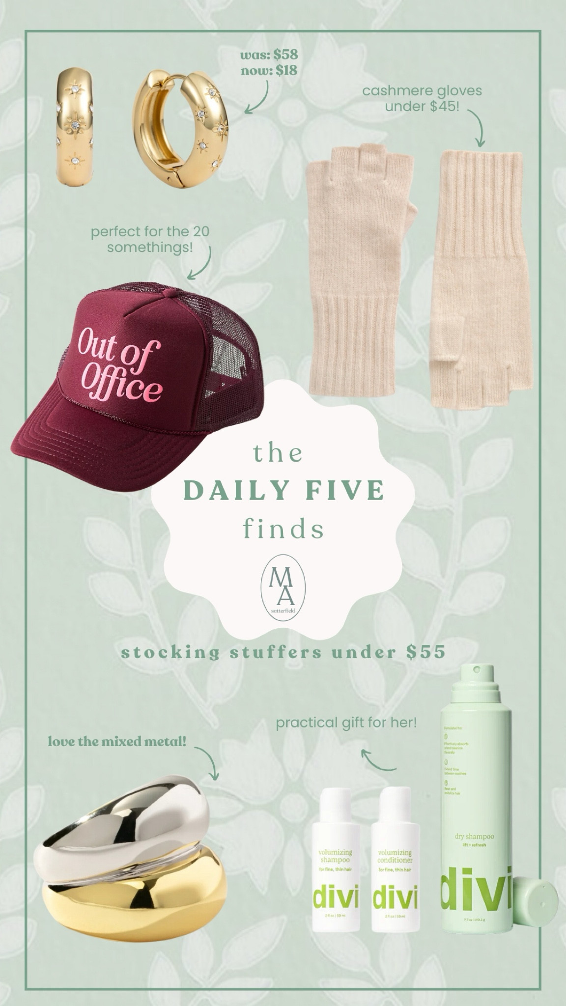 Stocking stuffers under $55! These gold earrings are perfect for any girl and under $18!

#LTKGiftGuide #LTKHoliday #LTKSeasonal