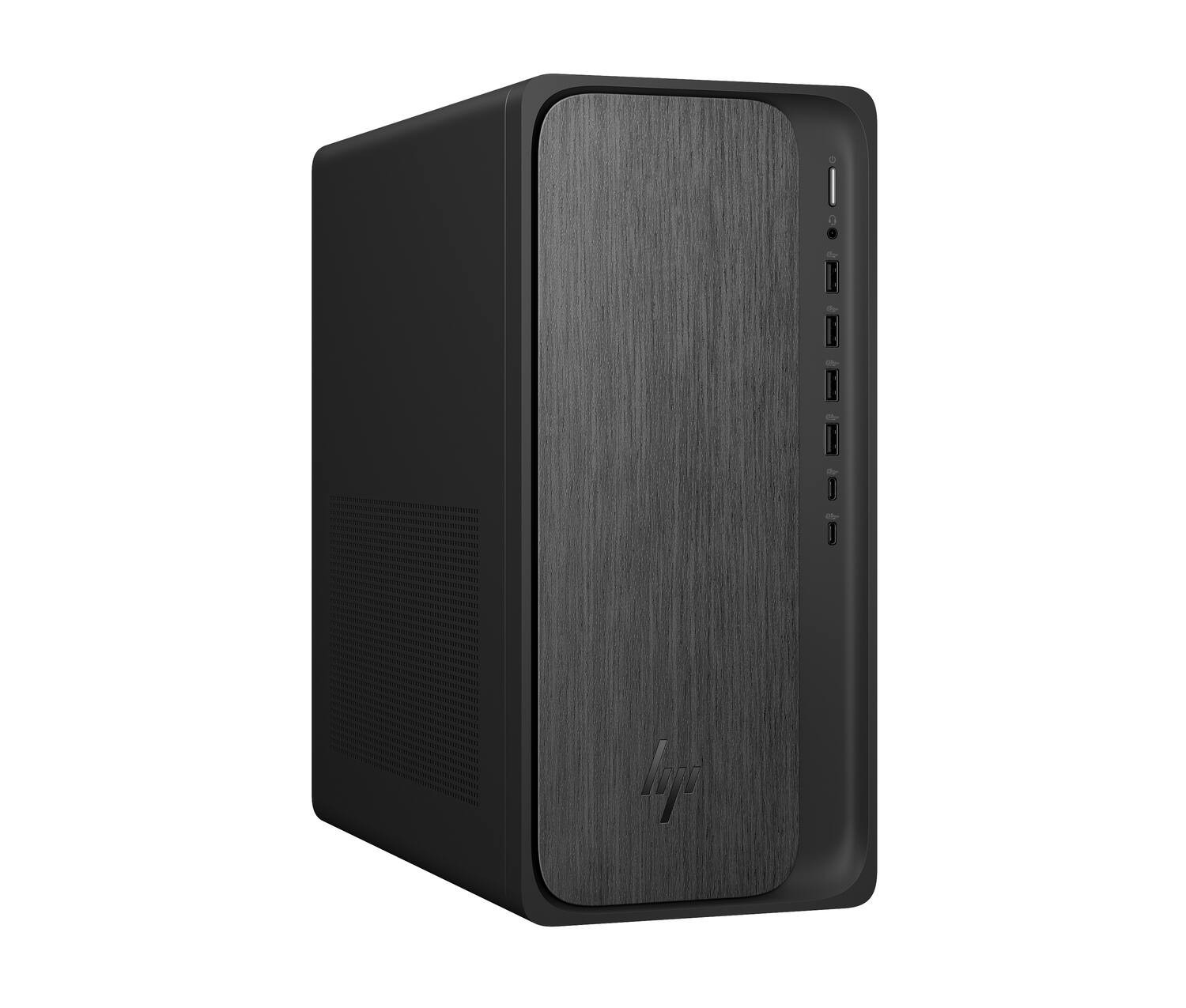 HP - OmniDesk Desktop PC M02-0250 AMD Ryzen 7 8700G 32GB RAM 1TB SSD Win 11 Home - Gray Wood | Best Buy U.S.