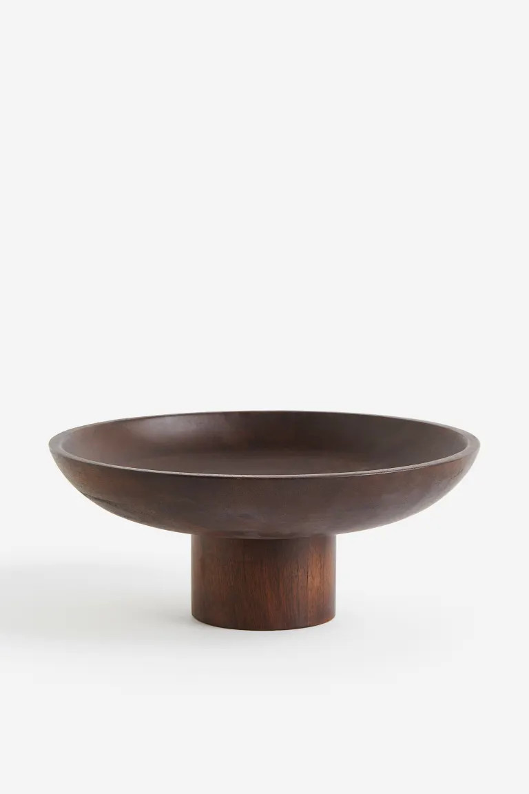 Wooden Pedestal Bowl | H&M (US + CA)