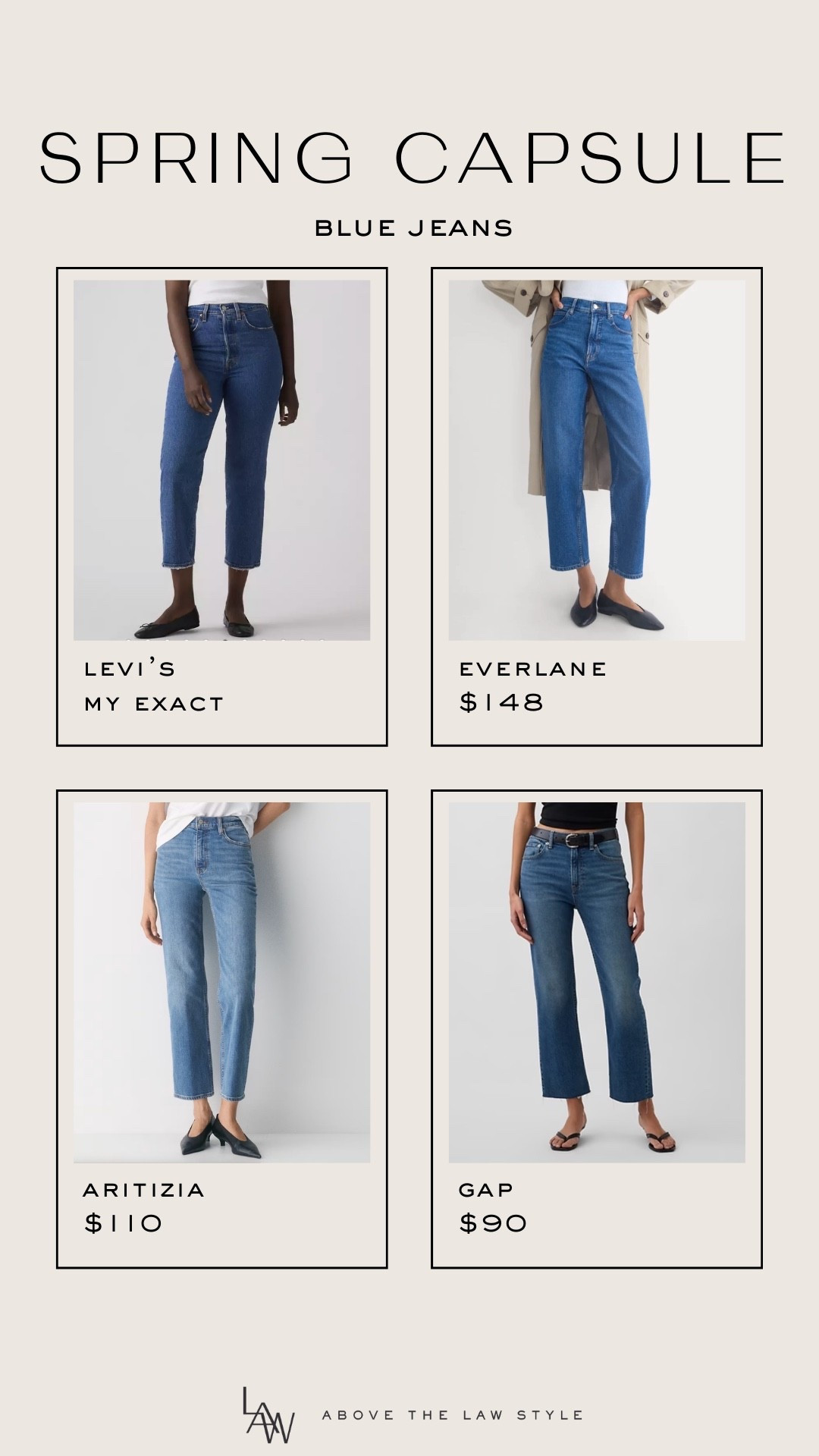 Spring Capsule: Blue Jeans

#LTKSeasonal #LTKOver40