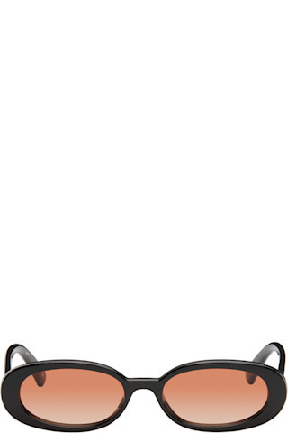 Le Specs - SSENSE Exclusive Black 'Outta Love' Sunglasses | SSENSE