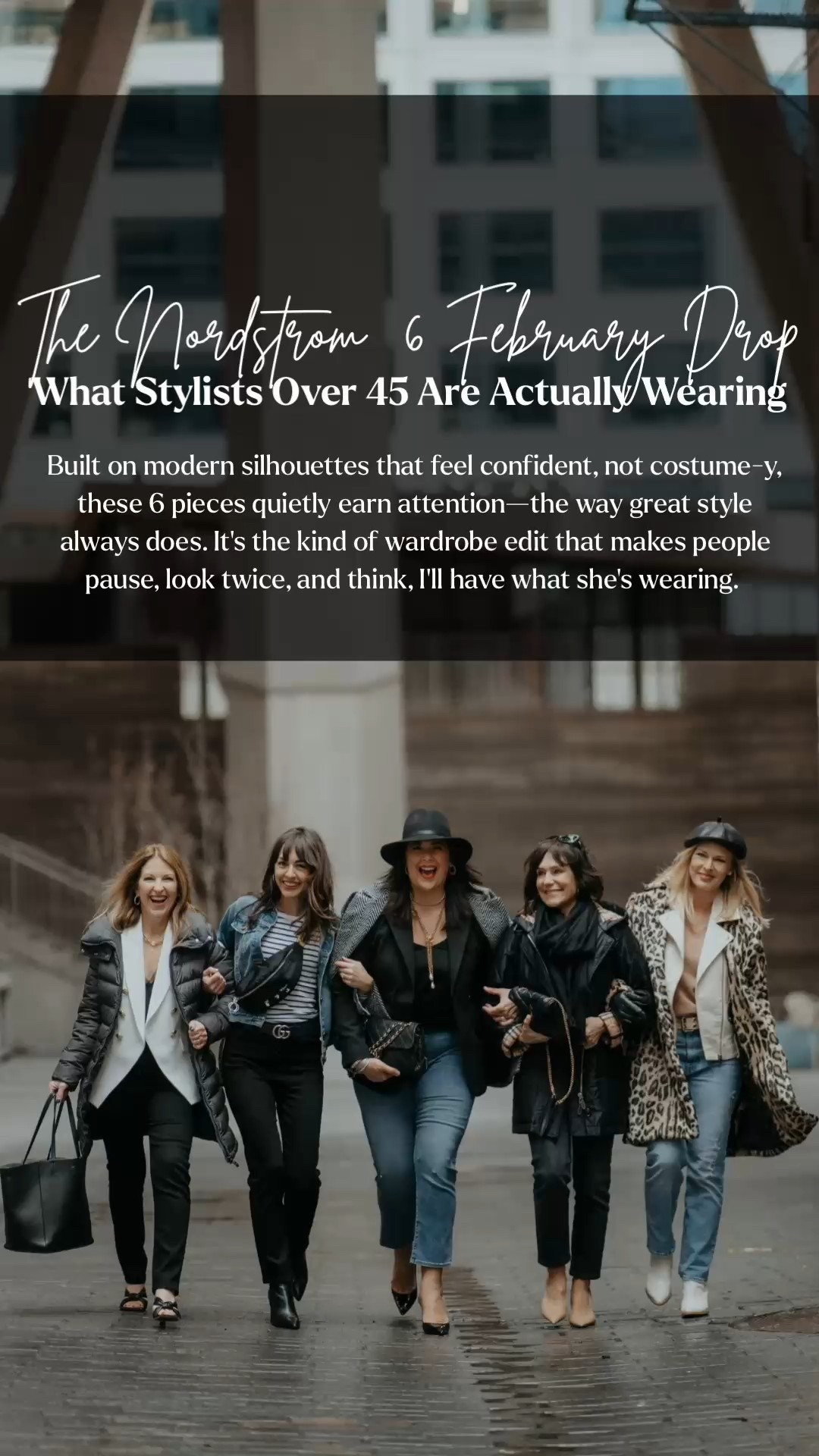 THE NORDSTROM 6 FEBUARY DROP 
Styled by Jennifer Sattler  