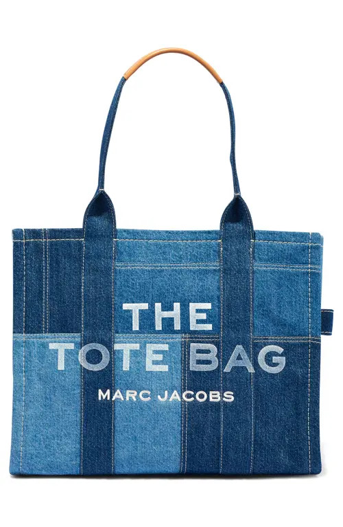 Marc Jacobs The Denim Large Tote Bag in Blue Denim at Nordstrom | Nordstrom