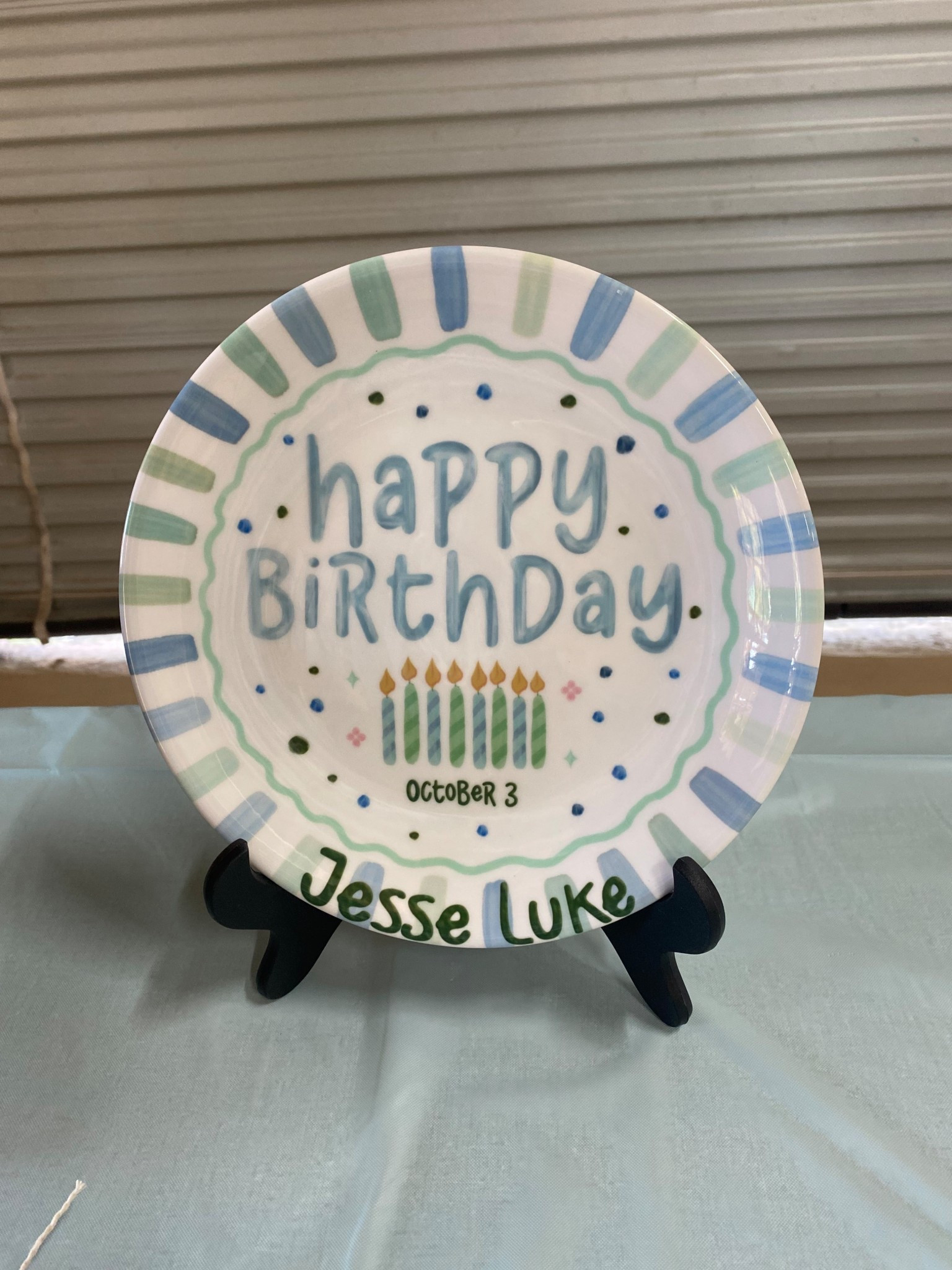 These birthday plates are a must! Sentimental to use every year and so cute! Perfect for baby boy or girls first birthday as well! This one also came with the stand 

#LTKmomlife #LTKBaby #LTKKids