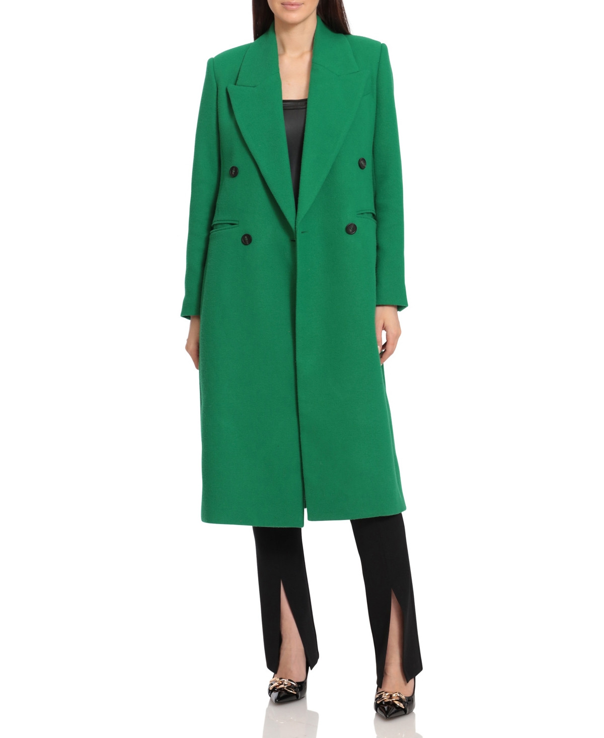 Avec Les Filles Women's Double Breasted Tailored Coat | Macys (US)