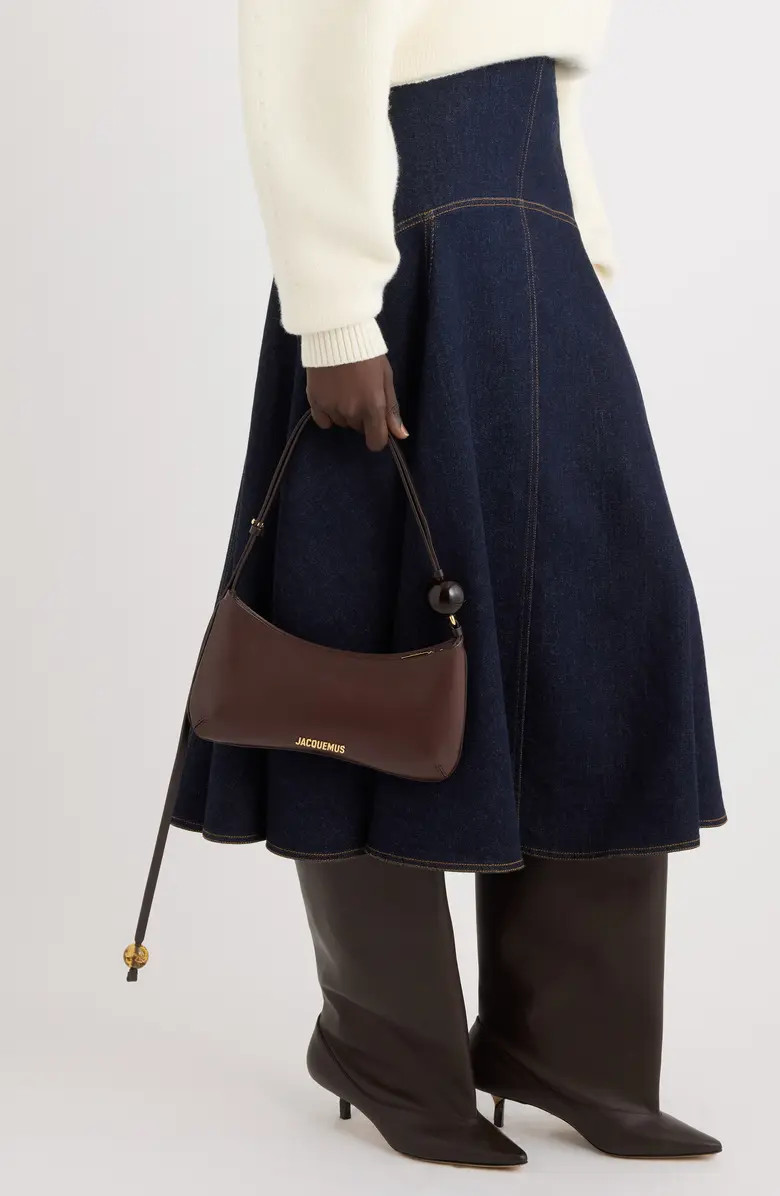 Le Bisou Perle Leather Shoulder Bag | Nordstrom