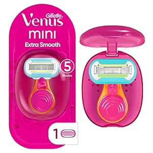 Gillette Venus Extra Smooth On The Go Women's Razor Handle + 1 Blade Refill + 1 Travel Case | Amazon (US)
