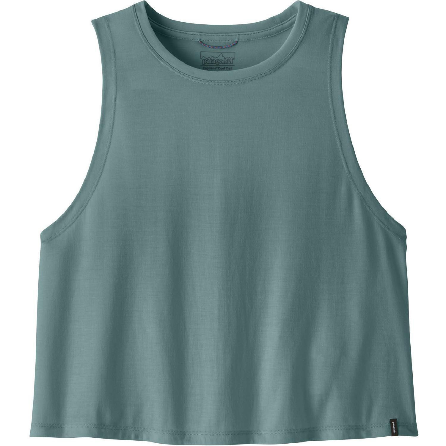 Patagonia Women's Capilene Cool Trail Crop Tank Top Blue S | REI