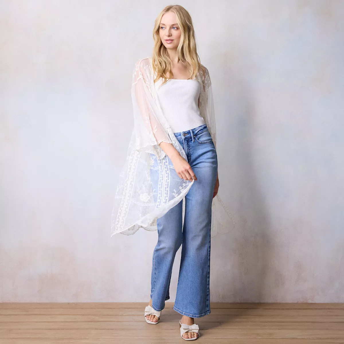 Women's LC Lauren Conrad Lace Duster | Kohl's