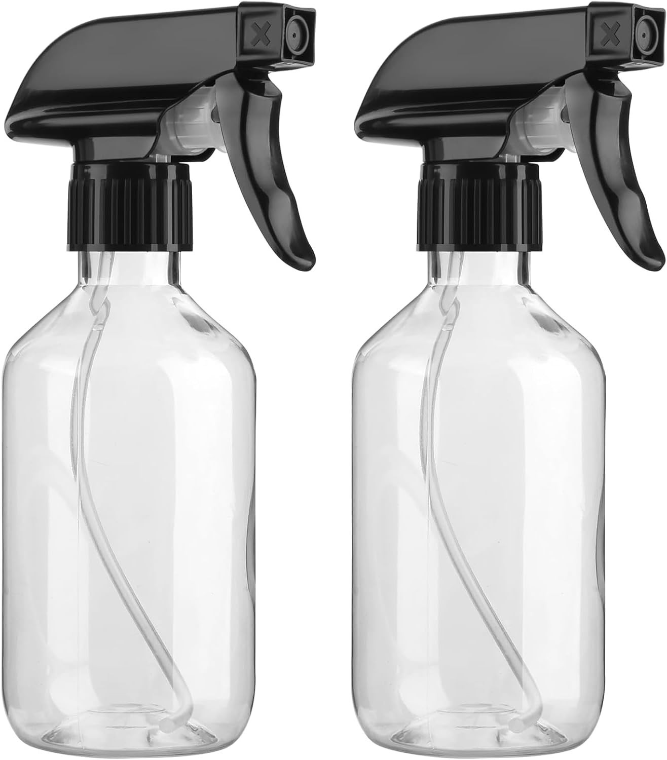 2 Pack Leakproof Spray Bottles 300ml - Adjustable Nozzle (Mist/Jet), Refillable PET Plastic for H... | Amazon (US)