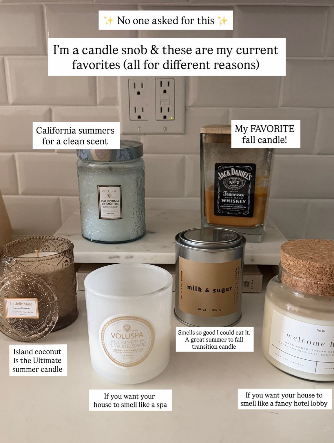 My current favorite candles because I love my house smelling AMAZING ! These would be perfect housewarming gifts!