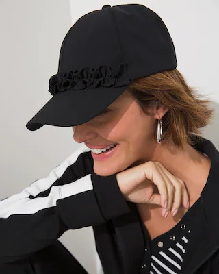 Ruffle Baseball Cap | Chico's
