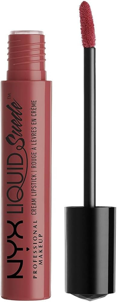NYX PROFESSIONAL MAKEUP Liquid Suede Cream Lipstick - Soft Spoken (Pink With Light Gold Iridescen... | Amazon (US)