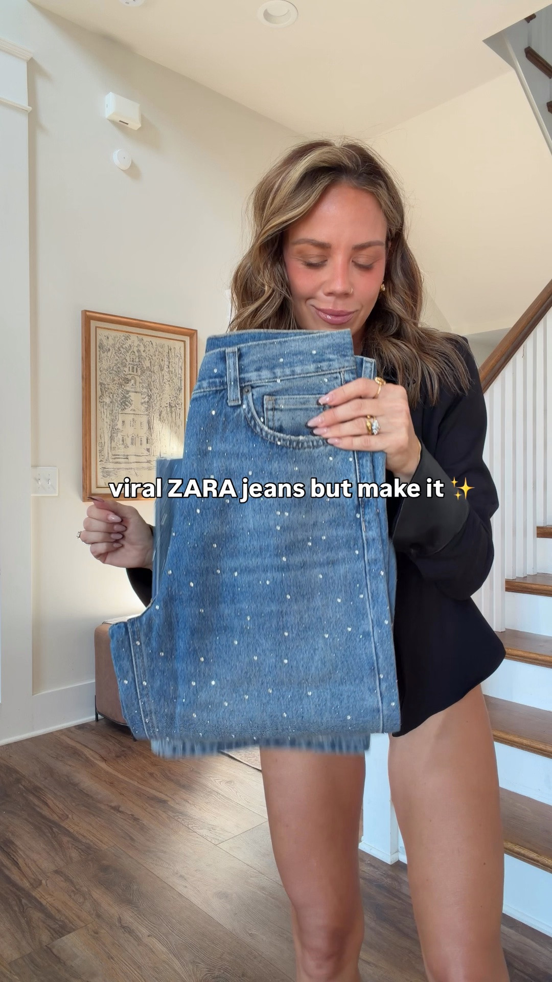 Viral zara jeans but make it ✨ I’m in small top size 2 jeans! Shoes are tts

#LTKootd #LTKgrwm #LTKdayinmylife