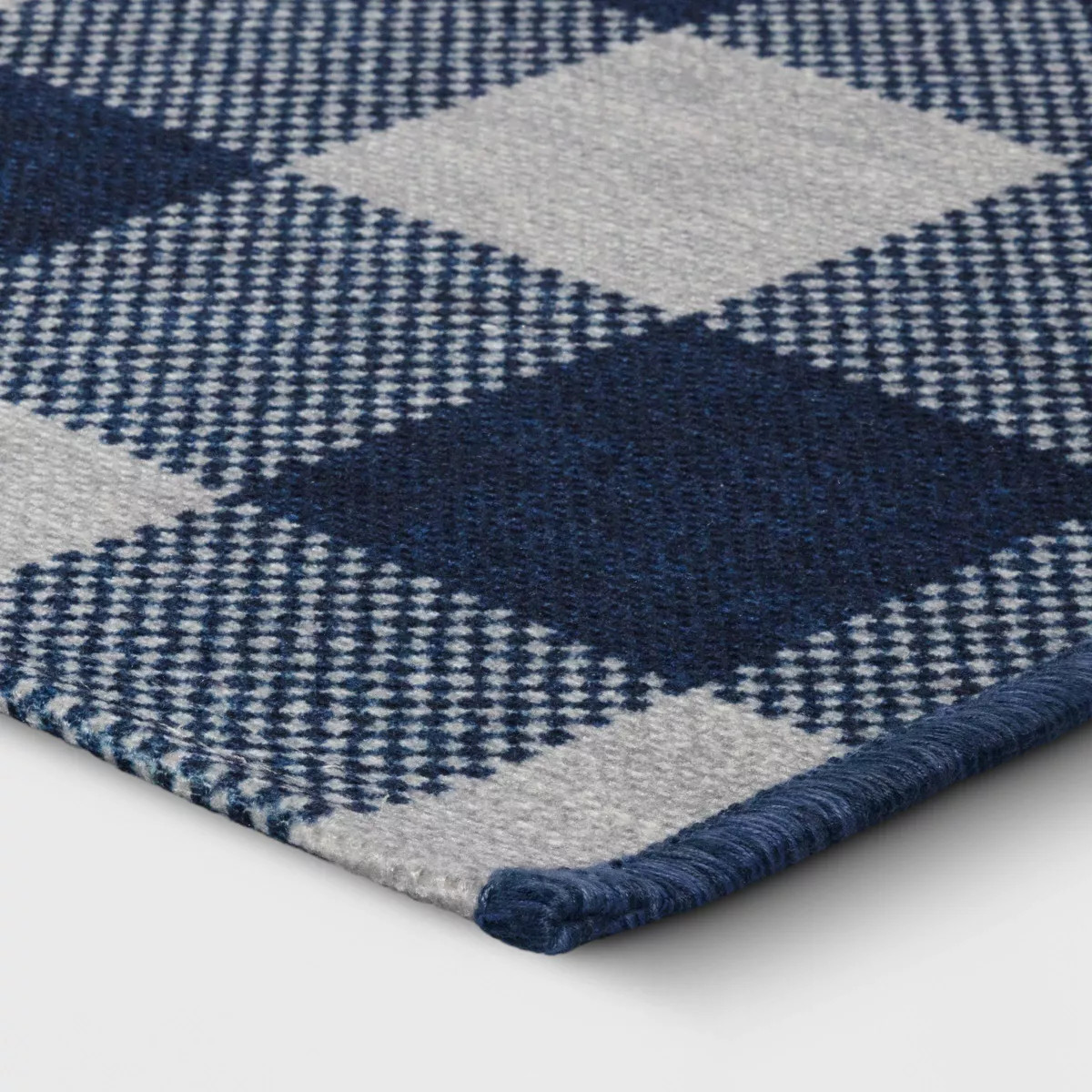 2'x3' Machine Washable Oversized Gingham Handwoven Scatter Accent Rug - Room Essentials™ | Target