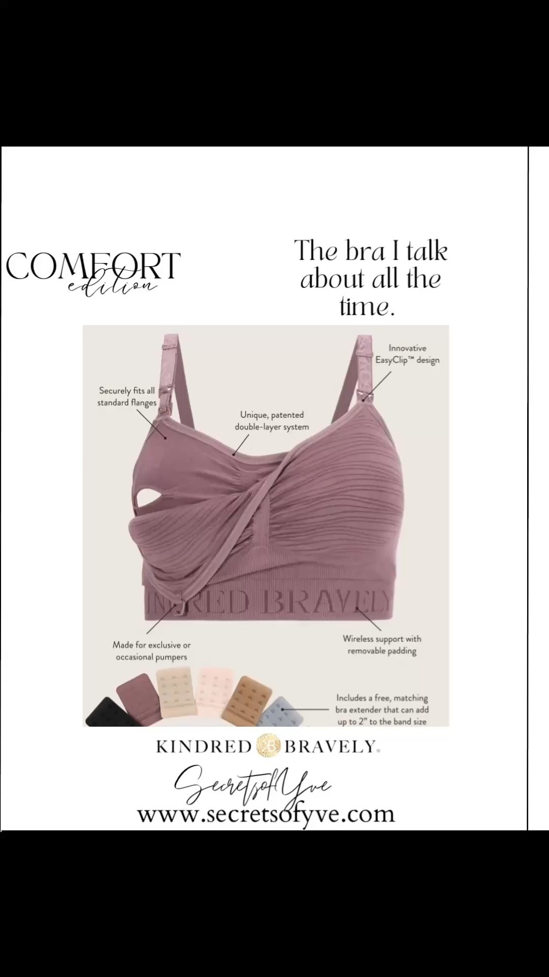 SecretsofYve: use YVE15 for 15% off. #kindredbravelypartner You can honestly use these even if you are not breastfeeding or expecting. 
Pick some as gifts. 🎁 
#Secretsofyve #ltkgiftguide
Always humbled & thankful to have you here.. New posts daily at 3pm & 4:15pm EST. 
CEO: PATESI Global & PATESIfoundation.org
@secretsofyve : where beautiful meets practical, comfy meets style, affordable meets glam with a splash of splurge every now and then. I do LOVE a good sale and combining codes! #ltkstyletip #ltksalealert #ltku #ltkfindsunder100 #ltkfindsunder50 #ltkover40 #ltkpetite #ltkplussize #ltkmidsize #ltktravel # #ltkbaby #ltkbump #ltkmomlife #ltkootd #ltkvlog secretsofyve 


#LTKWorkwear #LTKSeasonal #LTKWedding