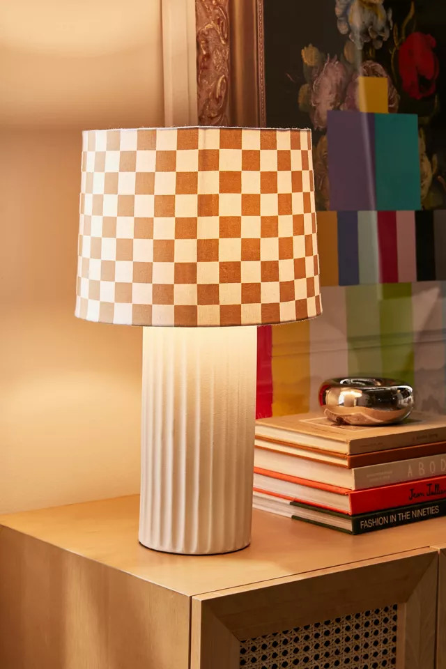 Checkered Lamp Shade | Urban Outfitters (US and RoW)