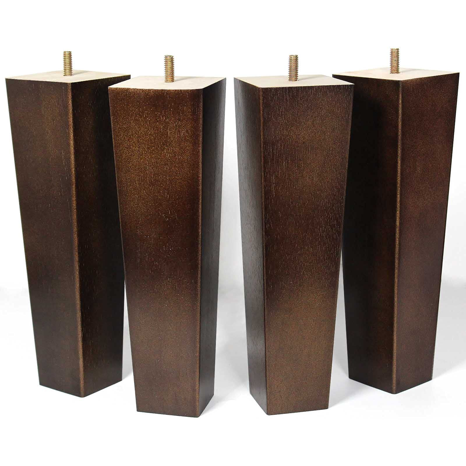 AORYVIC Wood Furniture Legs 10 inch End Table Legs Square Couch Legs Set of 4 Mid-Century Modern ... | Amazon (US)