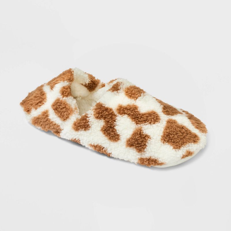 Women's Cozy Fleece Pull On Slipper Socks with Grippers | Target