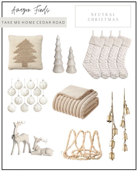 AMAZON FINDS - neutral Christmas decor

I can’t believe these bells are under $20 and still in stock! Perfect for a mantle or staircase.

Neutral Christmas, Christmas decor, winter decor, holiday decor, neutral home,  Christmas pillow, throw blanket, Christmas bells, Christmas ornaments, Christmas tree,  Christmas garland , reindeer decor, neutral ornaments, amazon, amazon home, amazon finds 

#LTKHoliday #LTKSeasonal #LTKhome