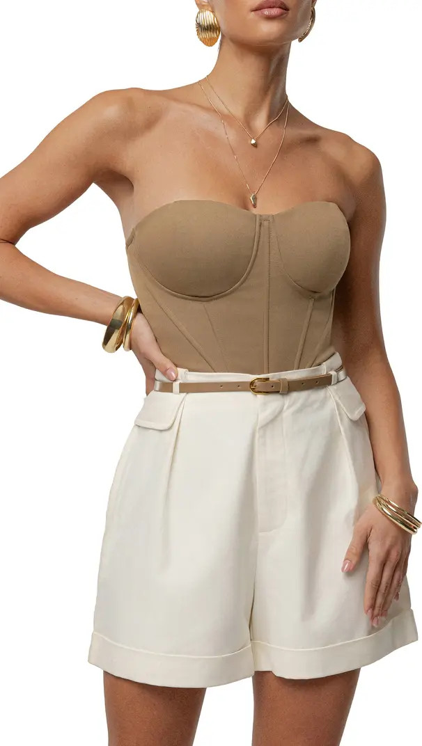 JLUXLABEL Sunset Tides Strapless Corset Top | Nordstrom | Nordstrom