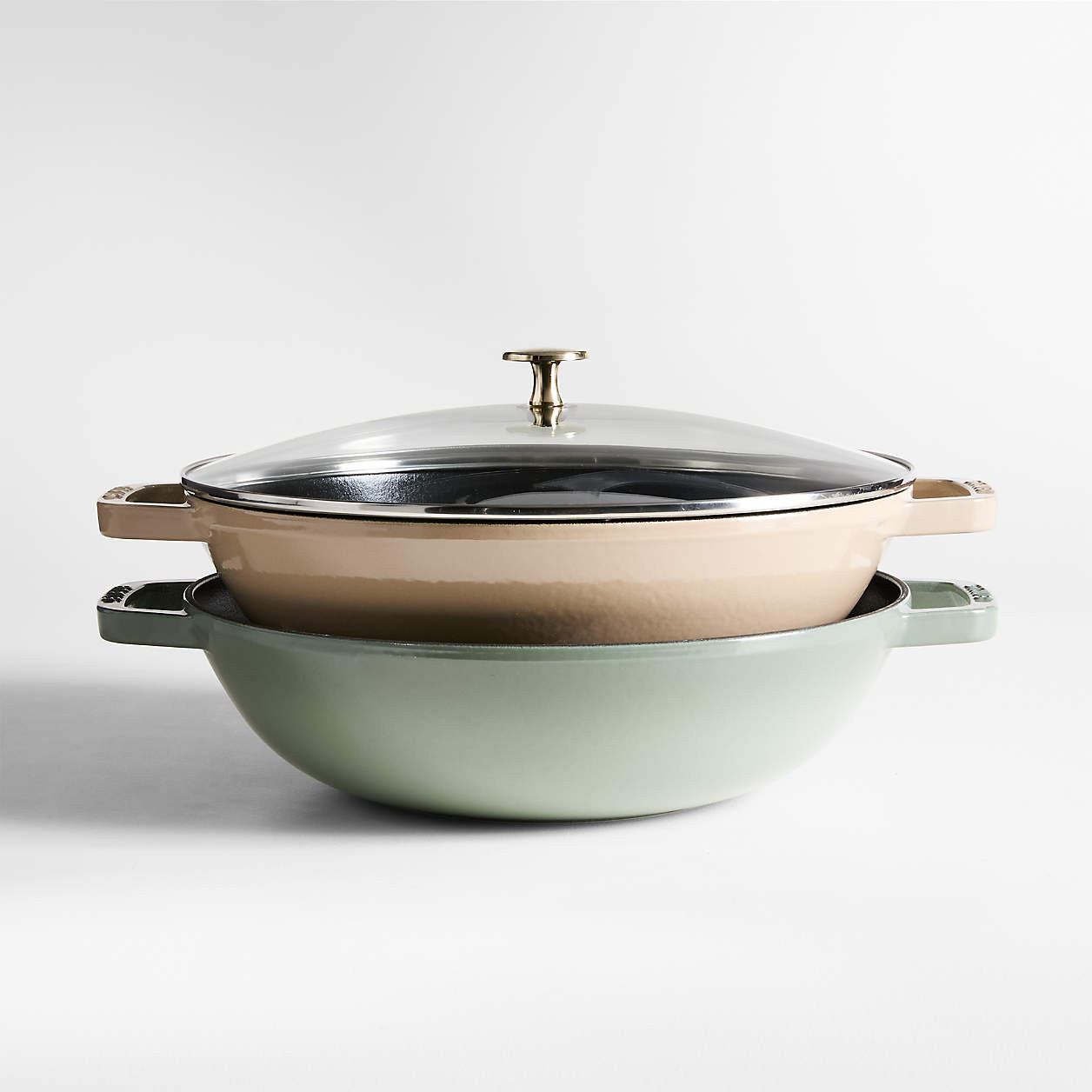 Staub Eucalyptus 4.5-Qt. Perfect Pan + Reviews | Crate & Barrel | Crate & Barrel