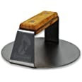Amazon.com: The Sasquash - 6" Heavy Duty Extra Wide Flat Handle Smashed Burger Press - Commercial... | Amazon (US)