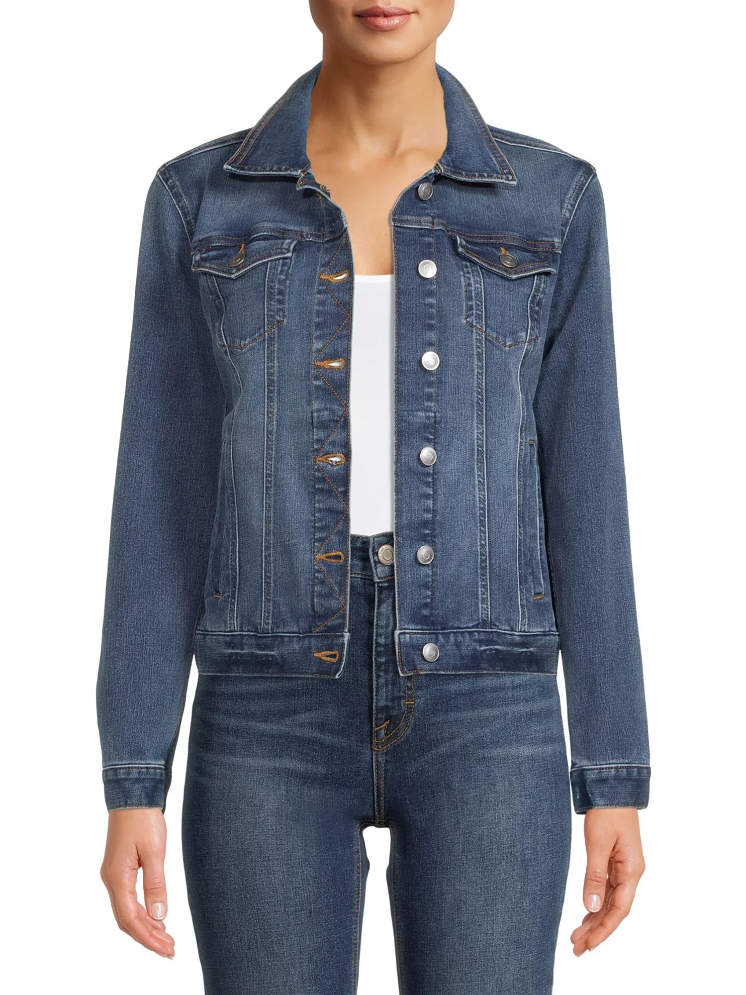 Time and TruTime and Tru Women's Denim JacketUSD$24.98(4.7)4.7 stars out of 304 reviews304 review... | Walmart (US)