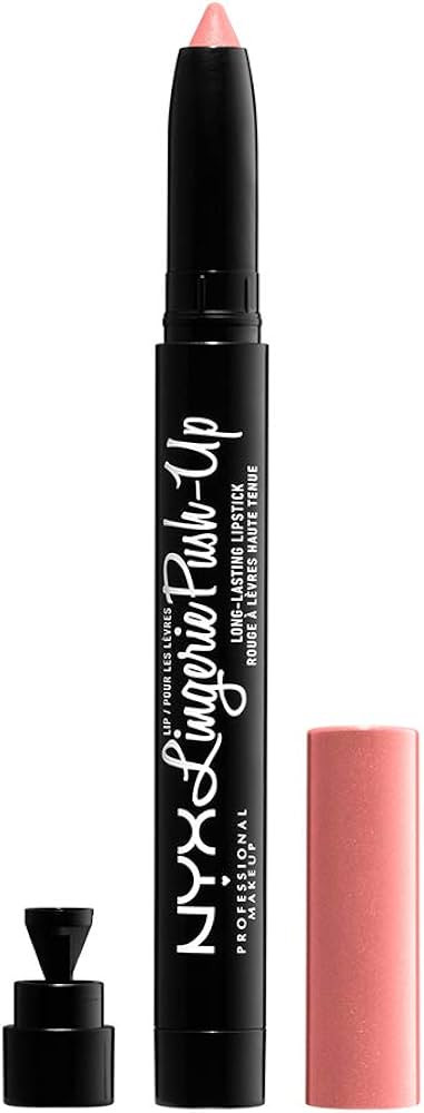 NYX PROFESSIONAL MAKEUP Lip Lingerie Push-Up Long Lasting Plumping Lipstick - Silk Indulgence (Ba... | Amazon (US)