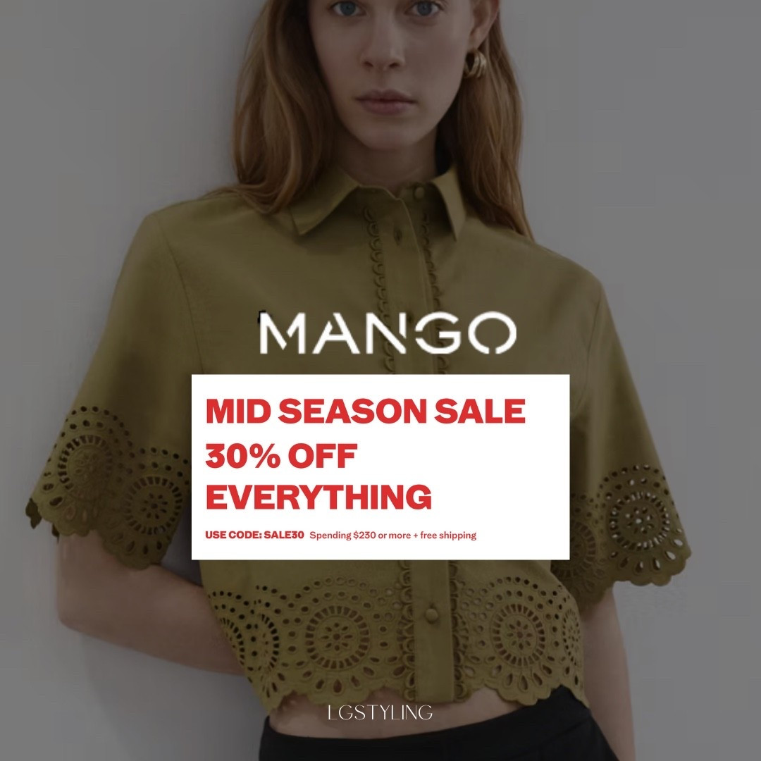 Clean lines, elevated staples, and pieces that look far more expensive than they are—my Mango sale edit is officially live. 🤍

I pulled my favorite finds from the Mango 30% off sale with a focus on timeless silhouettes, rich neutrals, and effortless spring layering. Think tailored trousers, chic knits, structured outerwear, and those polished basics that instantly pull a look together.

If you’re looking to refresh your wardrobe without overbuying, this is the moment to invest in versatile pieces you’ll wear on repeat. Everything is linked for easy shopping.

#LTKStyle #LTKSale #LTKSpring #MangoStyle #SpringWardrobe #CapsuleWardrobe #ElevatedBasics #MinimalStyle #NeutralStyle #ChicStyle #WardrobeStaples #SpringShopping #StyleEditor #PersonalStylistPicks

#LTKSaleAlert