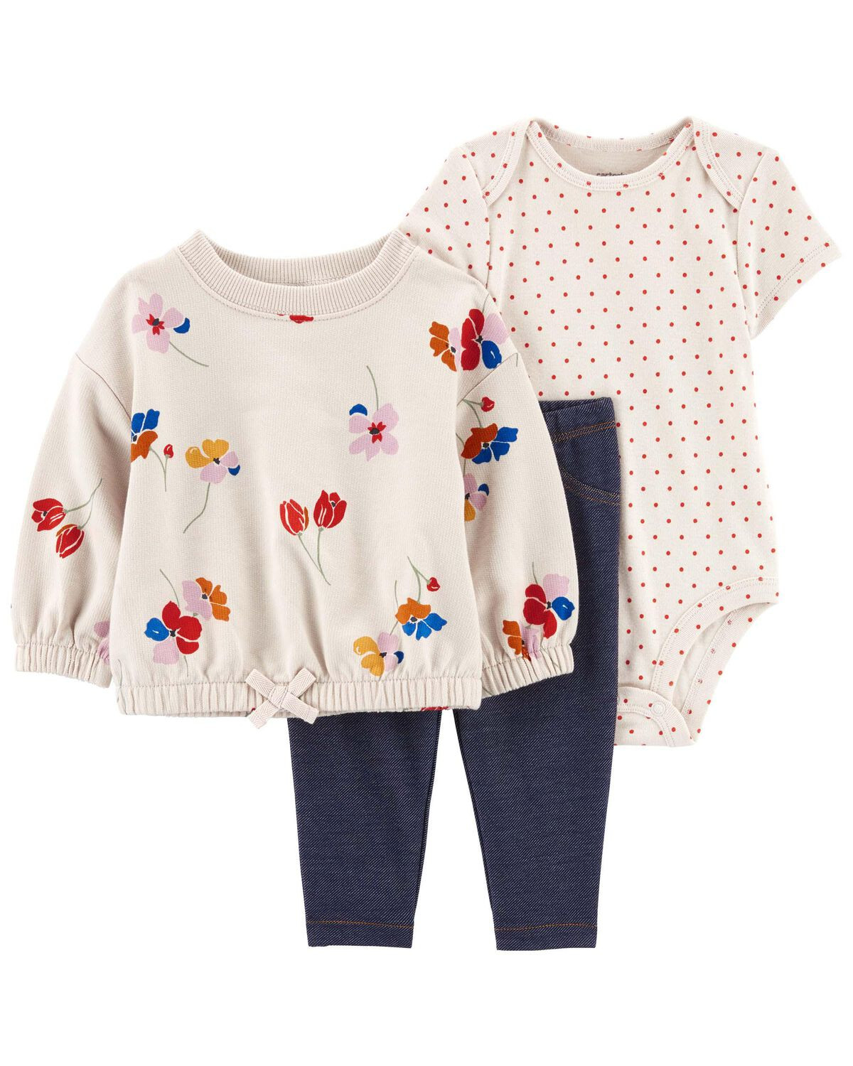 Multi Baby 3-Piece Floral Outfit Set | carters.com | Carter's