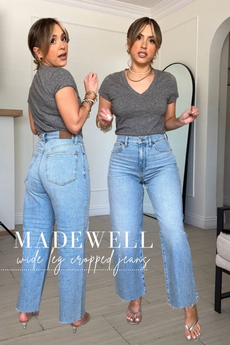 @madewell look 👀 

✔️ size 26 in jeans (I had to size down 2x) and XS in tee

#LTKU #LTKxMadewell #LTKSaleAlert