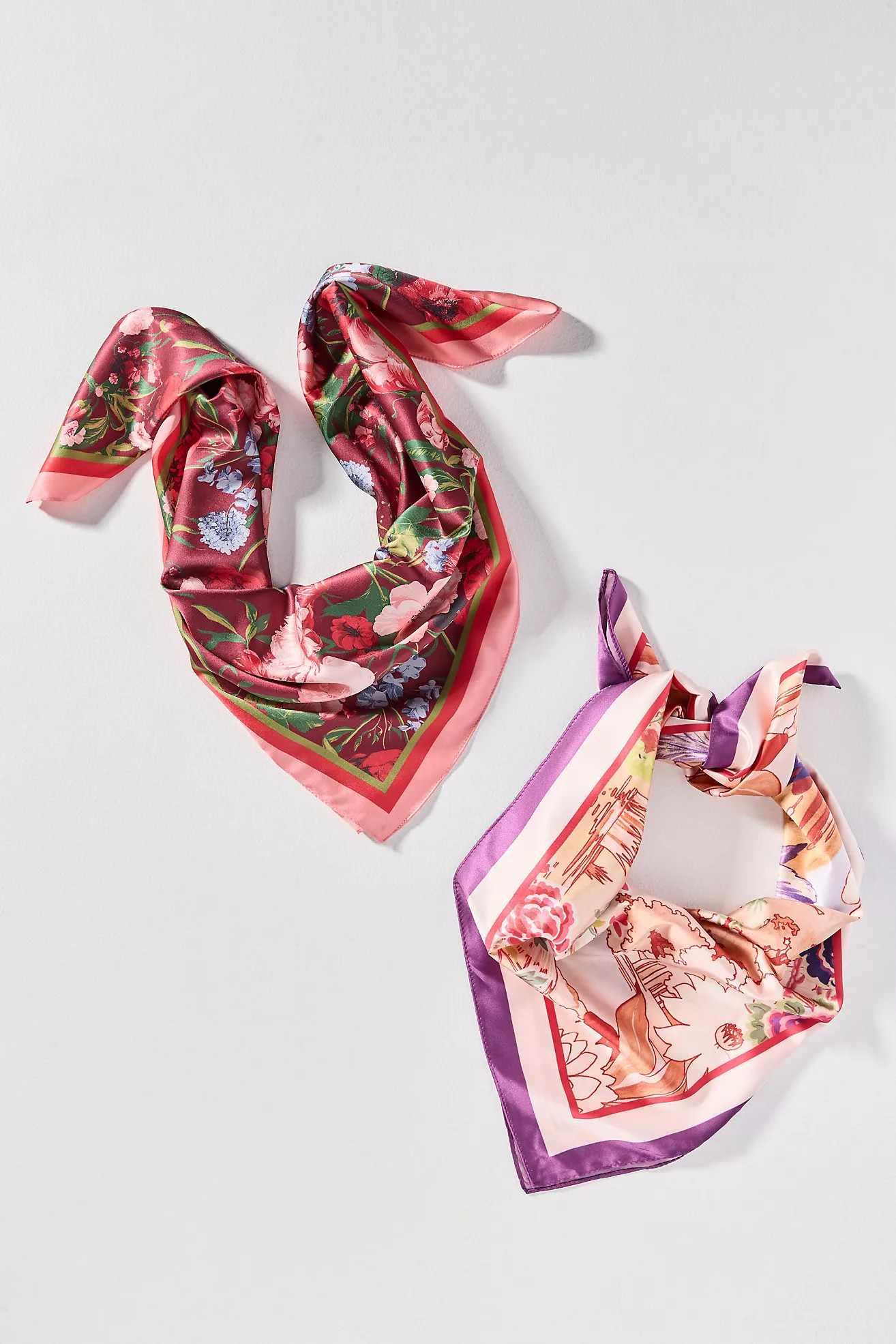 Fall Fruits Hair Scarves, Set of 2 | Anthropologie (US)