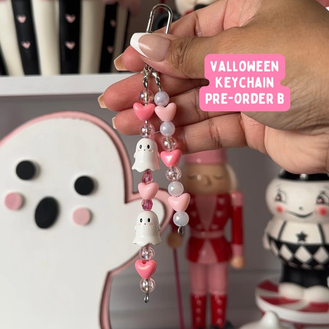 Valloween Ghost Keychain Pre-order B - Etsy | Etsy (US)