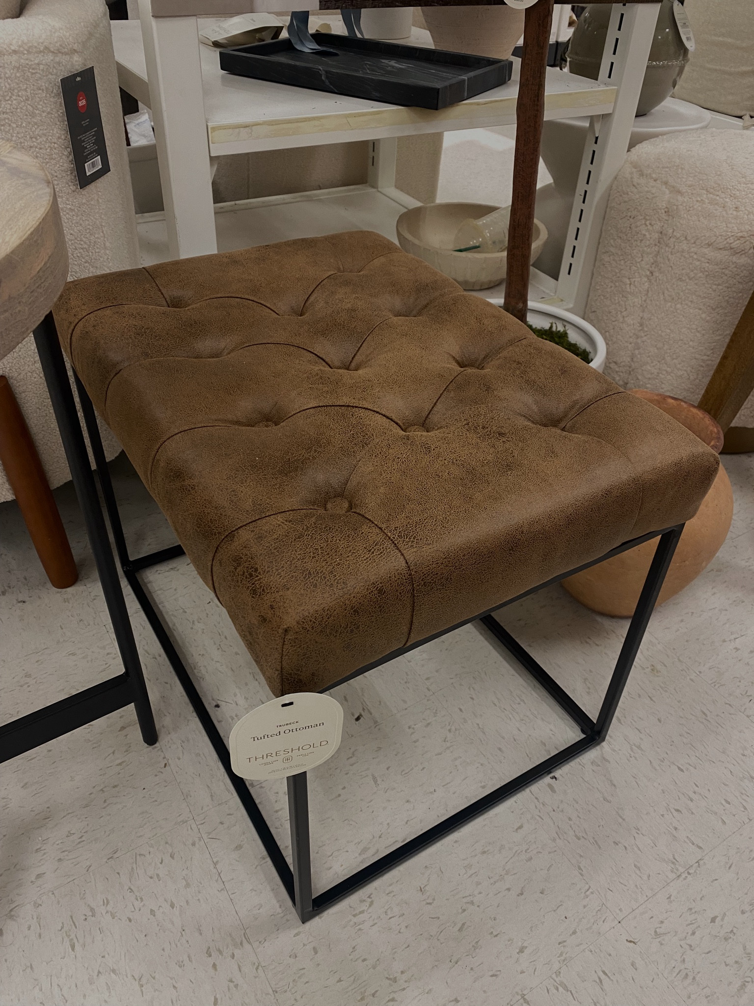 I LOVE these tufted metal ottomans! I might go back for two! 🤍

Target home, neutral home decor, modern rustic home, under 100

#LTKfindsunder100 #LTKhome