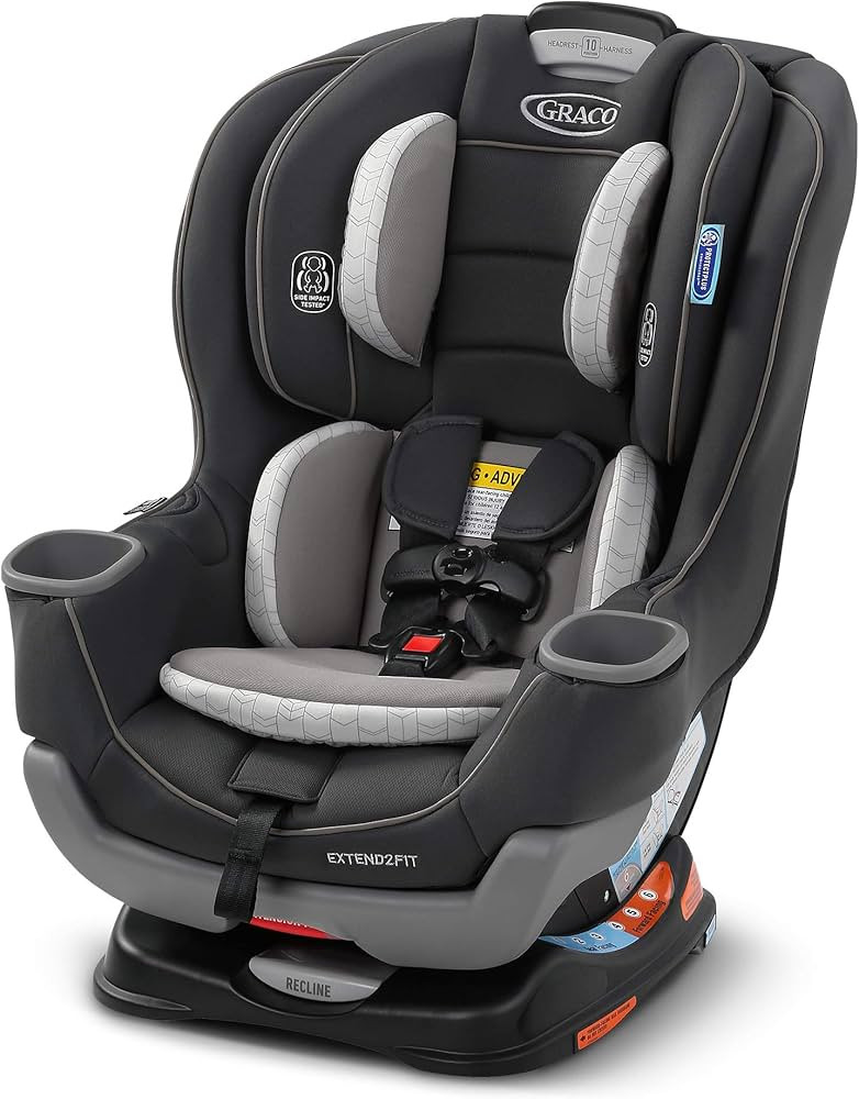Graco Extend2Fit Convertible Car Seat, Rear-Facing and Forward-Facing, Extended Rear-Facing Seat ... | Amazon (US)