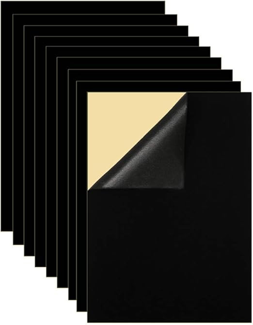 Mesheshe 10PCS Self Adhesive Felt, DIY Self Adhesive Fabric for Art & Crafts, Peel and Stick Felt... | Amazon (US)