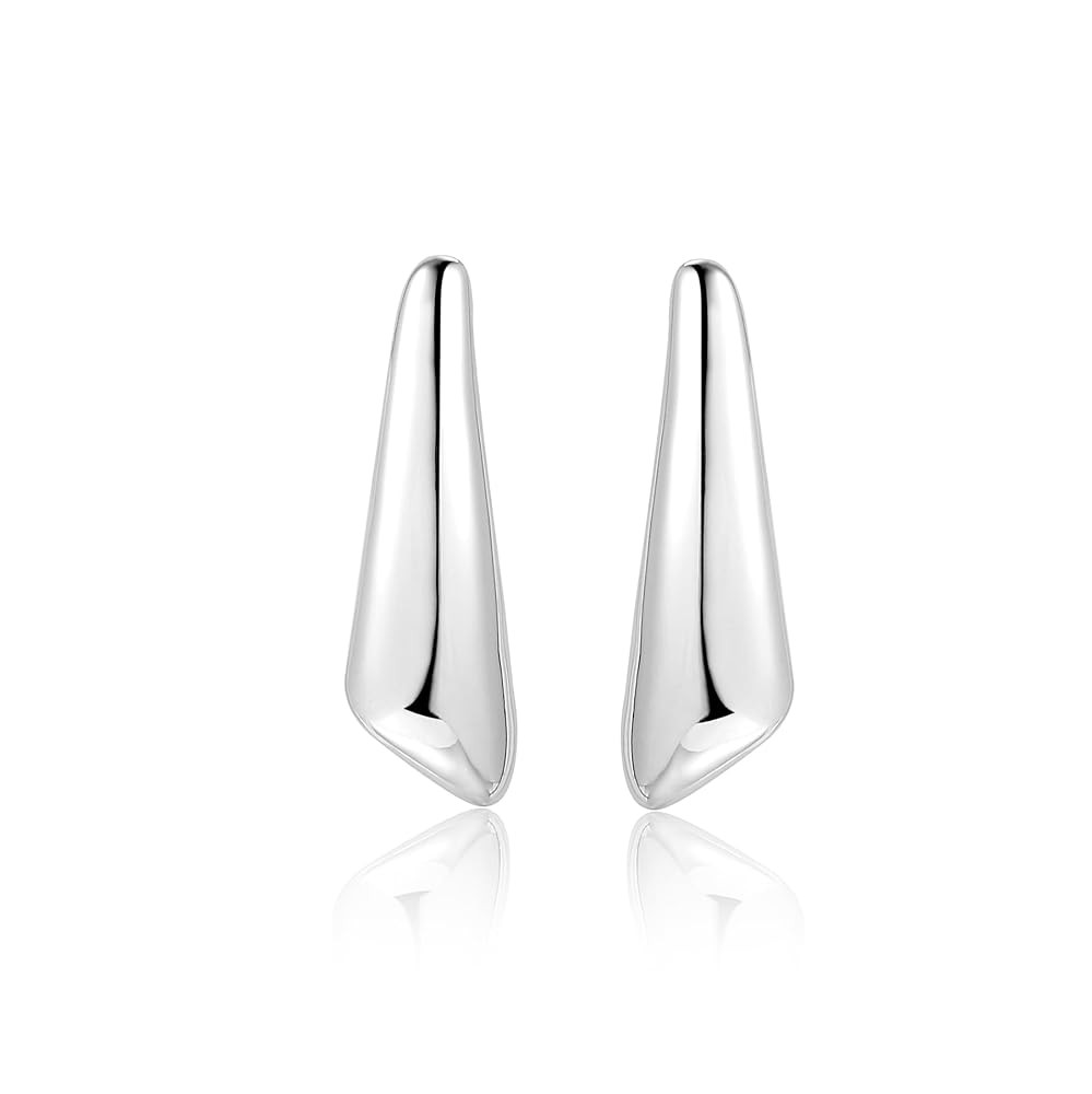 Chunky Gold Dangle Earrings For Women Gold Plated Statement Earrings Large Minimalist Geometric L... | Amazon (US)