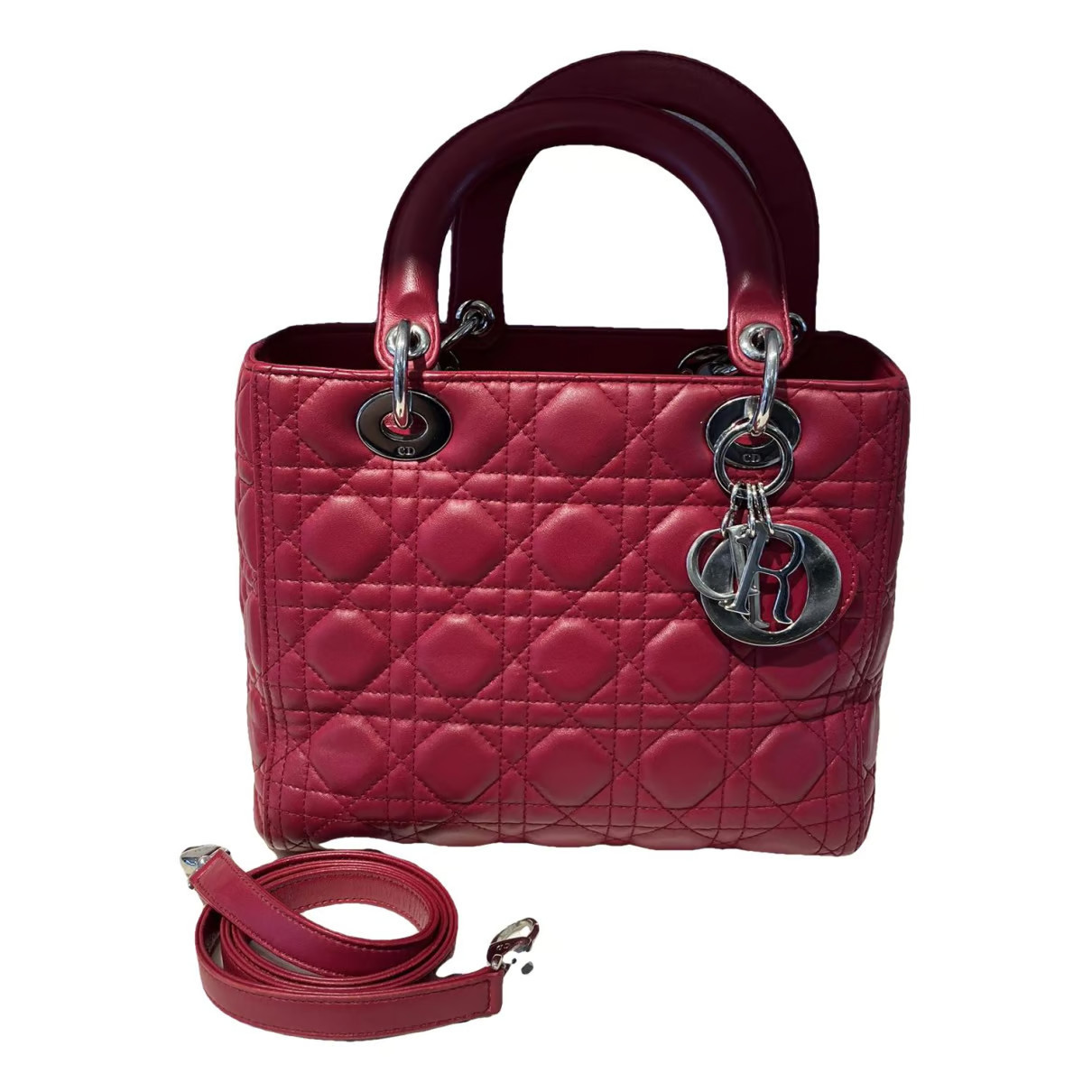 Dior Lady Dior leather handbag | Vestiaire Collective (Global)