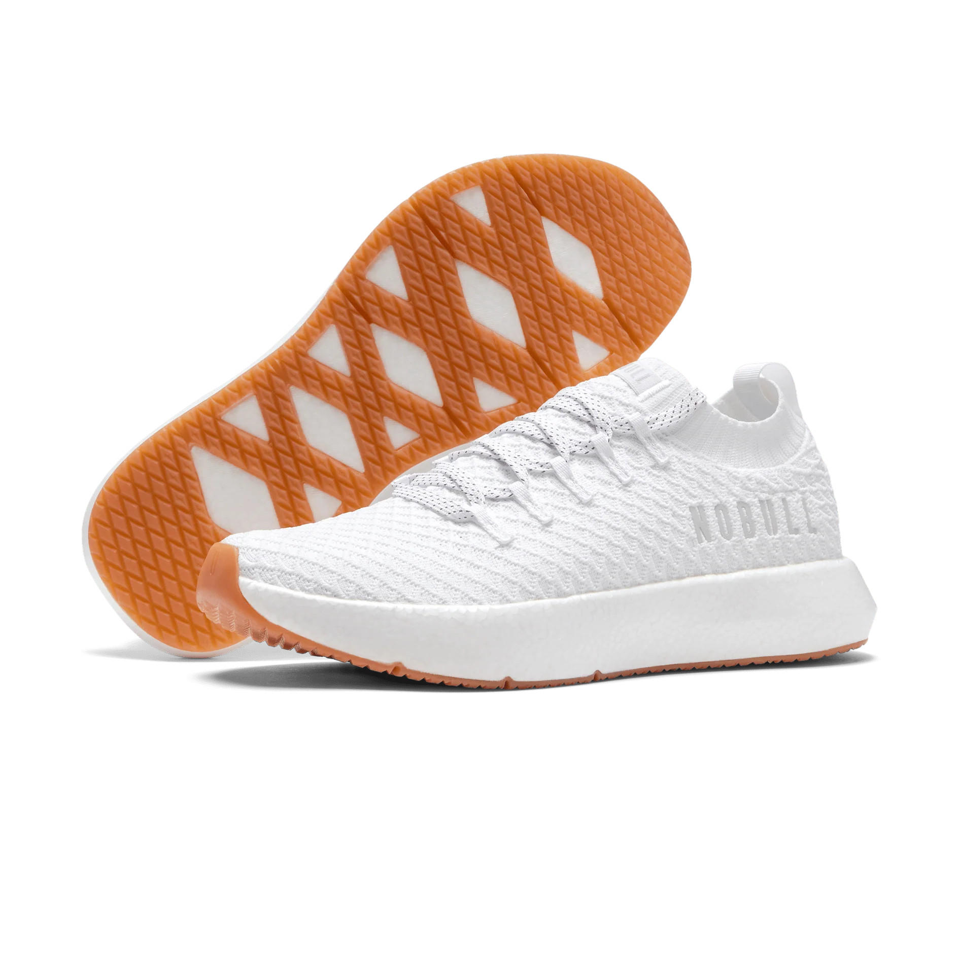 Women's White Drive Knit Shoes | NOBULL | NOBULL