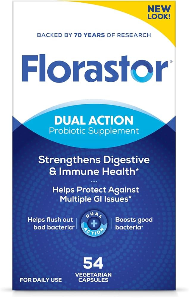 Florastor Probiotics for Digestive and Immune Health, 54 Capsules, Probiotics for Women & Men, He... | Amazon (US)