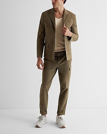 Athletic Slim Modern Chino Cargo Pant. | Express