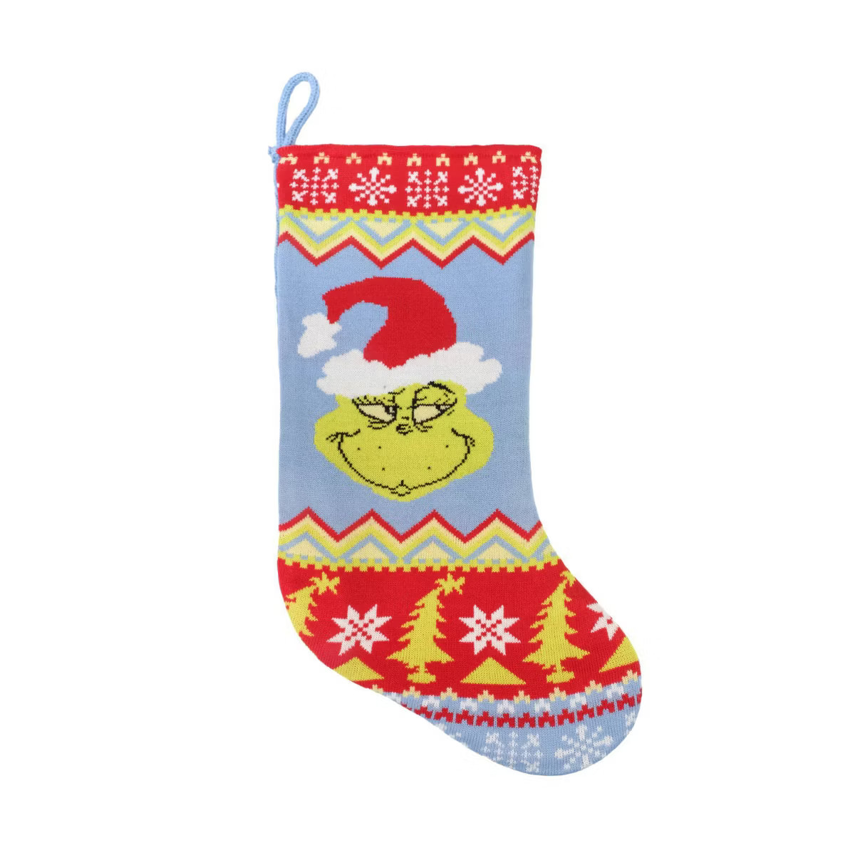 19" Dr. Seuss The Grinch Knit Christmas Stocking | Target