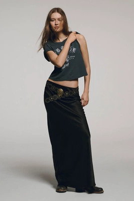 The Tilda Maxi Slip Skirt | Anthropologie (US)